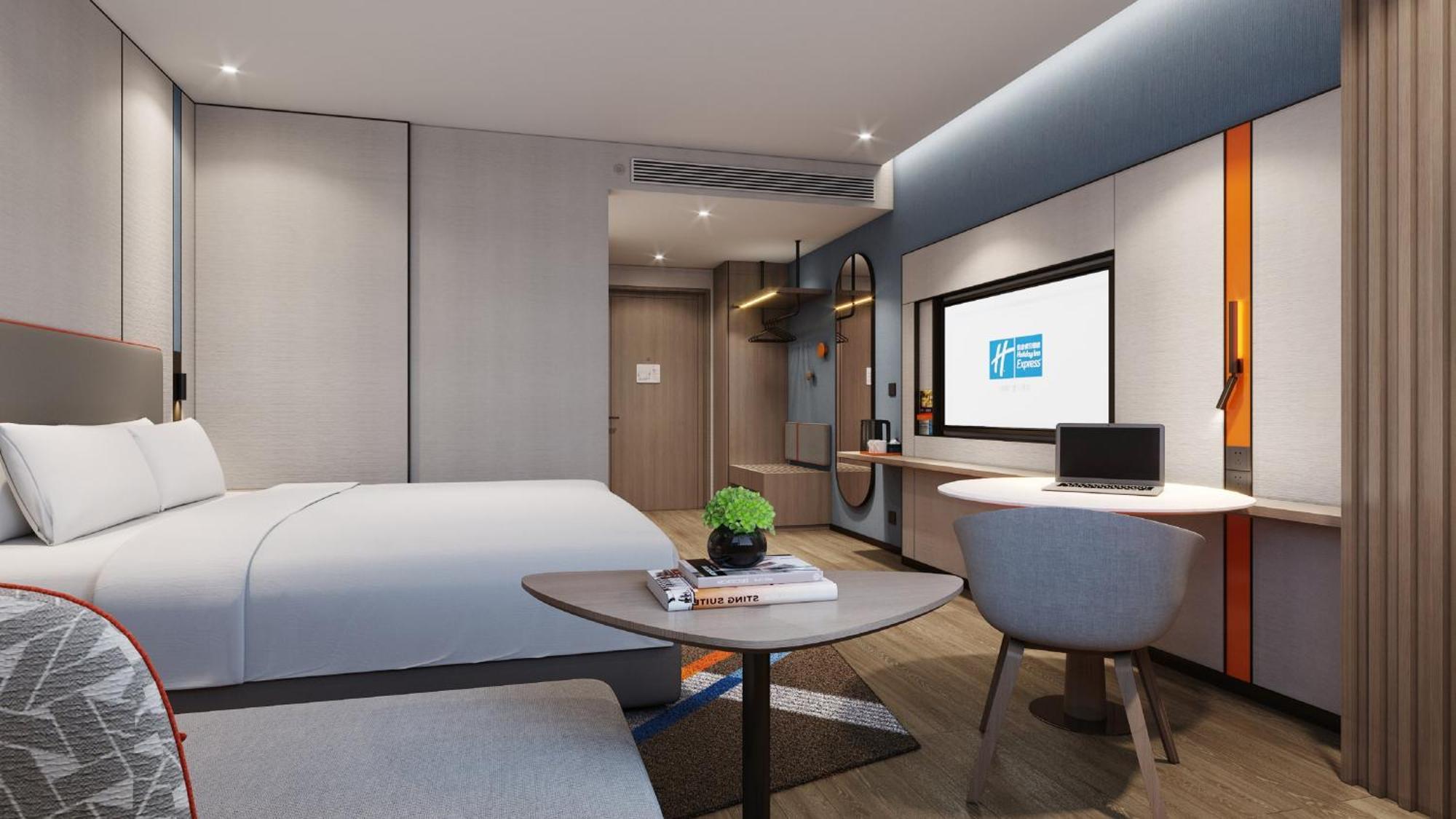 Holiday Inn Express Shanghai Pujiang Lianhang Road By Ihg Exterior foto